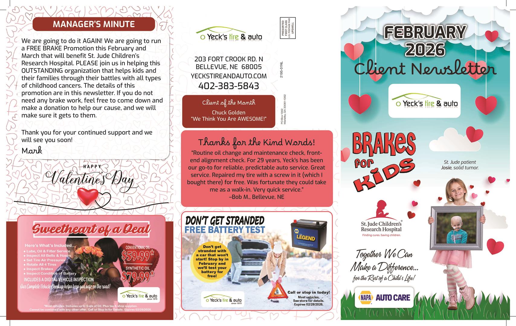 Monthly Newsletter Page 2 | Yeck's Tire & Auto